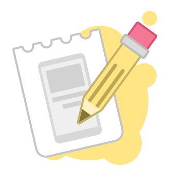 Esboço já preparado